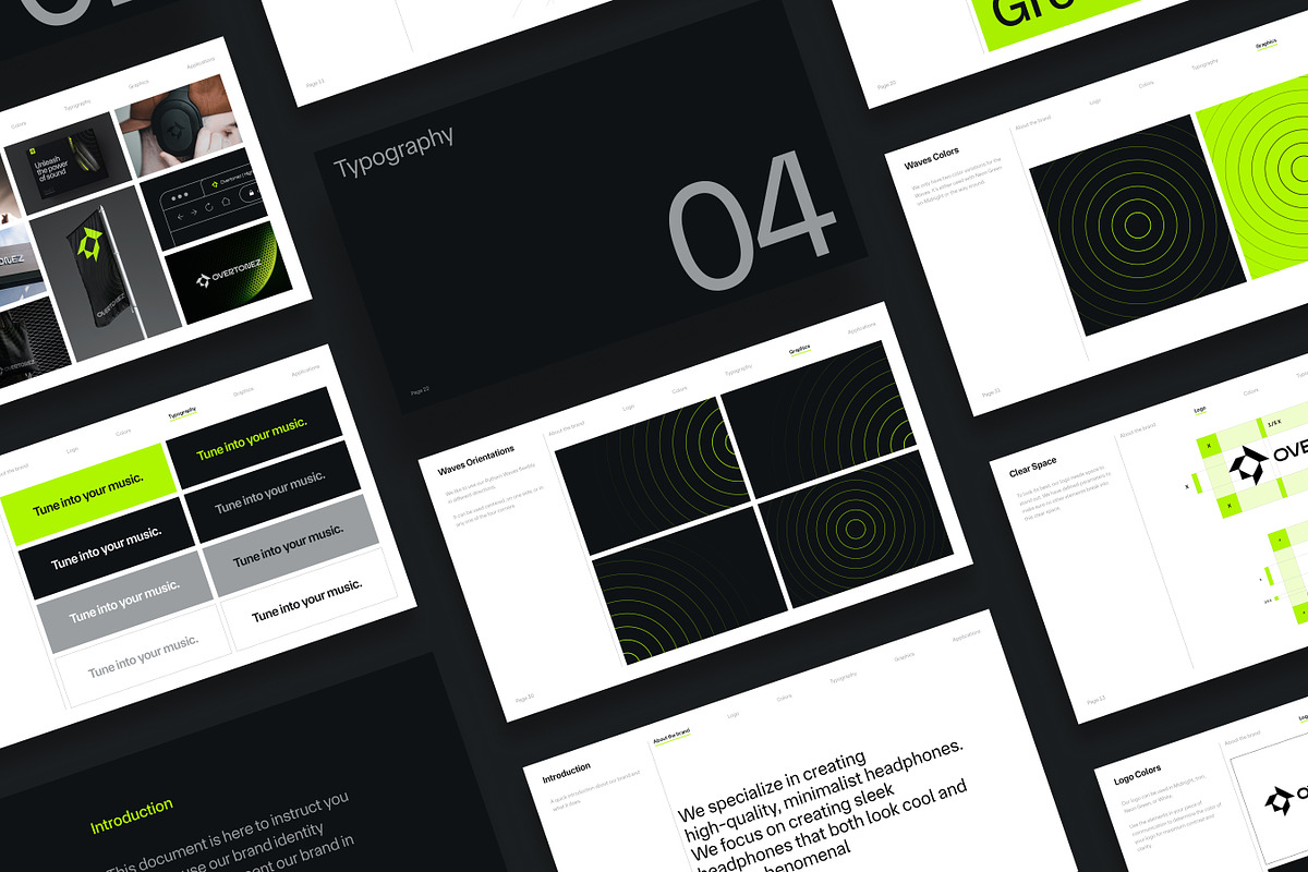 Overtonez - Brand Guide Template, a Branding & Logo Template by Hamdi Designs (Photo 3 of 12)