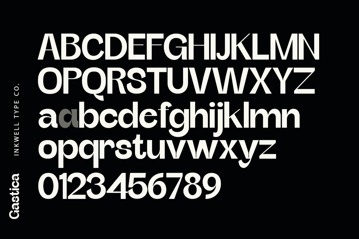 Gastica - Grostesque Typeface, a Sans Serif Font by InkwellTypeCo (Photo 5 of 12)