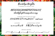 Calligraphy Script Brooklyn Heights, a Script Font by Mila Garret (Thumbnail 7 of 8)