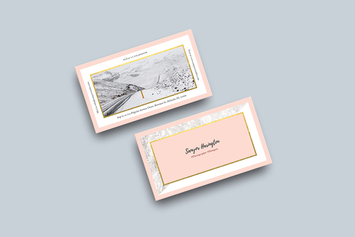 Modern Stylish Business Card, a Business Card Template by GraphicsEgg (Photo 2 of 5)