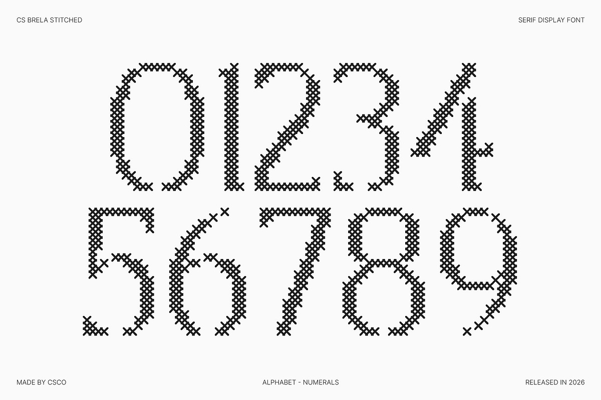 CS Brela Stitched, a Serif Font by Craft Supply Co. (Photo 5 of 8)