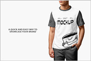 T-Shirt Mockup Man PSD, a Shirt Mockup by Bruno's Shop (Thumbnail 2 of 4)