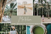 5 MATCHA LIGHTROOM PRESETS, an Action Add-On by Emma Kate Creative (Thumbnail 1 of 10)