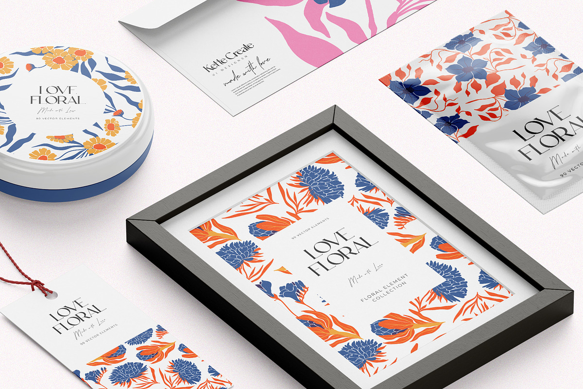 Trendy Flora Logo Kit, a Branding & Logo Template by KetteCreate (Photo 4 of 18)