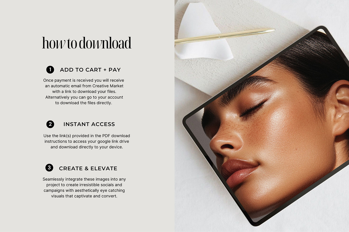 Skincare Beauty Stock Photos Bundle, a Beauty & Fashion Photo by COCO Designs (Photo 18 of 19)
