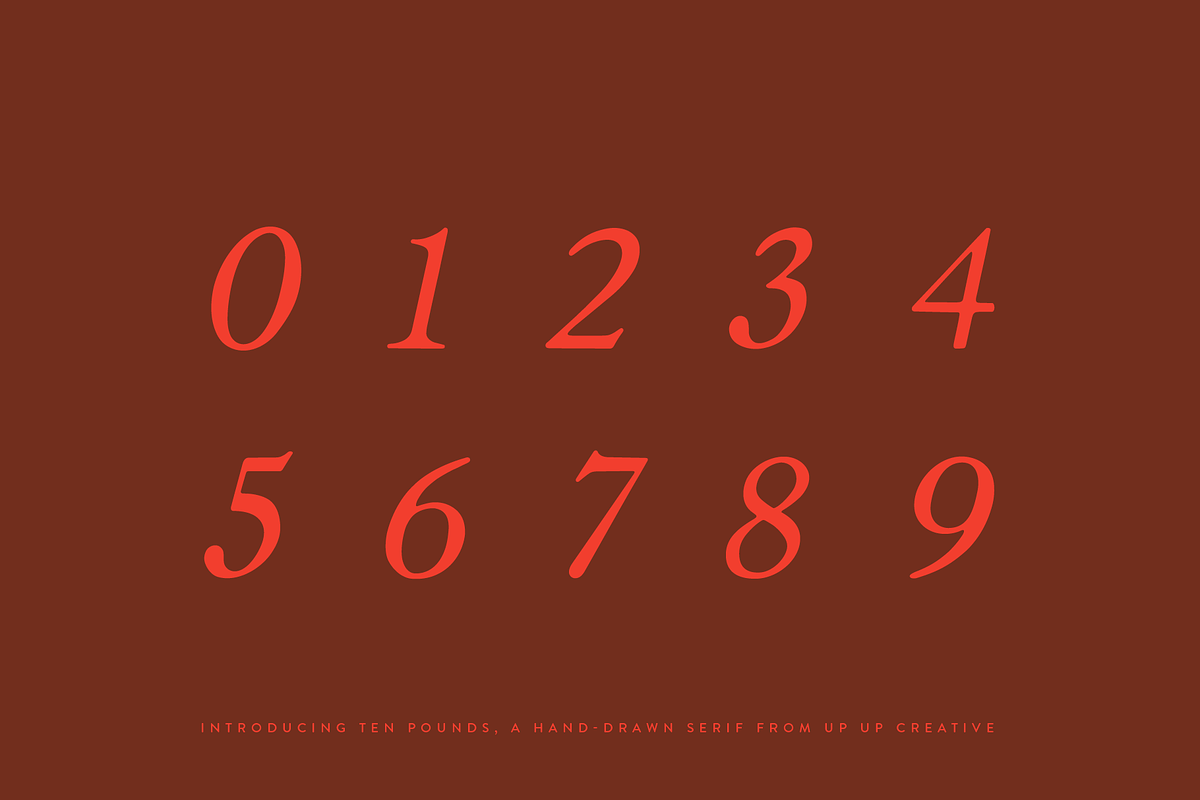 Ten Pounds Font Free Downloadv - UIFreebies