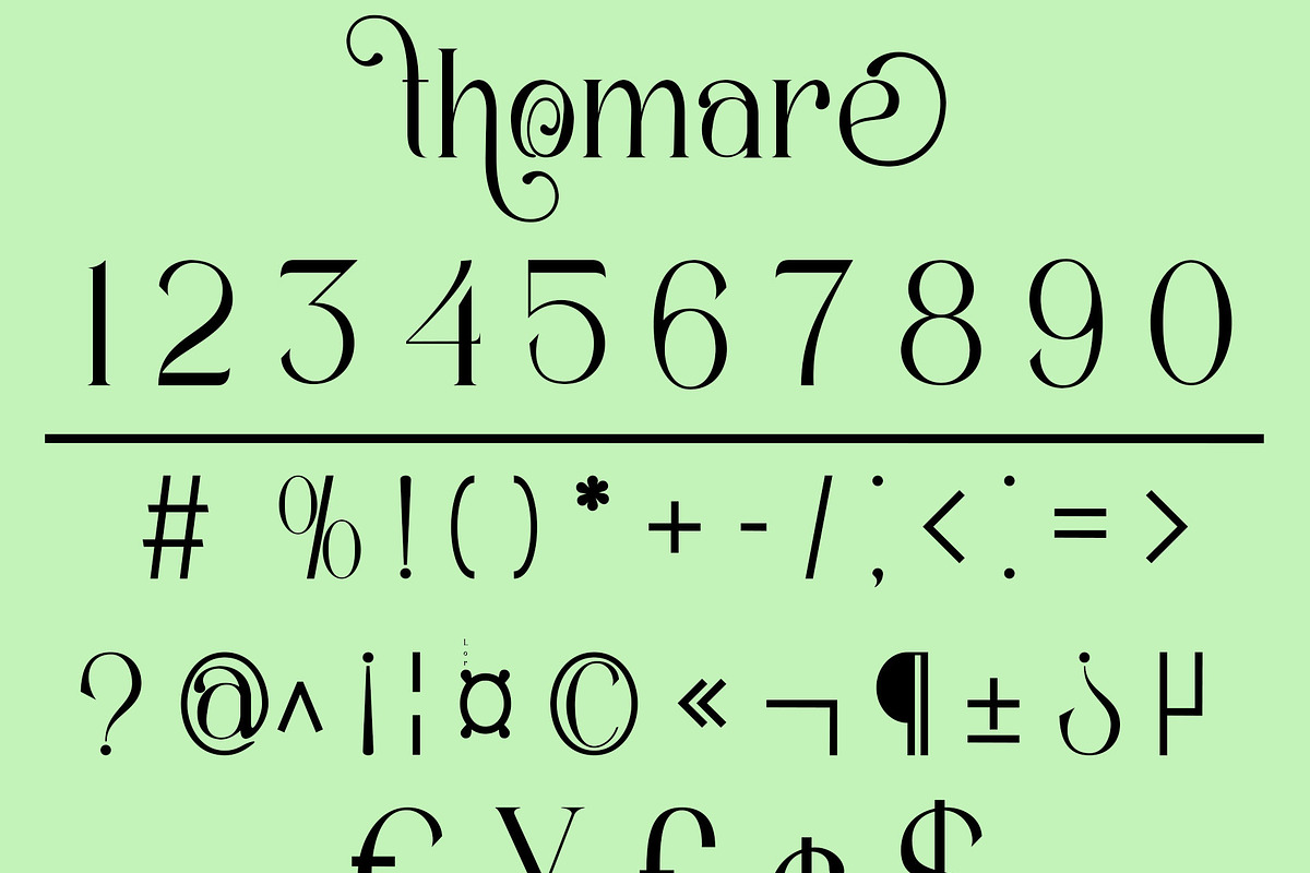 thomare new modern font, a Sans Serif Font by Canden Meutuah (Photo 5 of 8)