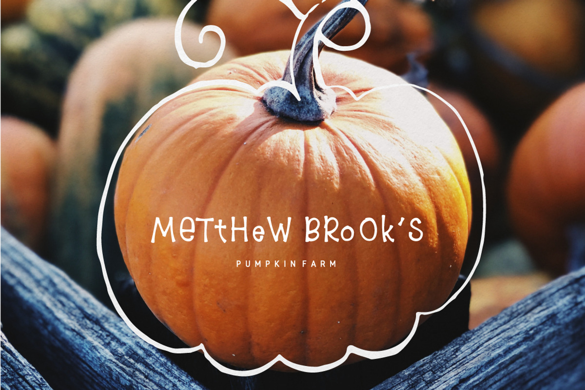 5$ Pumpkin Farm Font preview 4