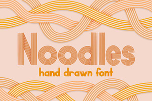 Noodles Multi Line Handwritten Font