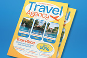 Travel Agency Flyer, a Flyer Template by graphicook (Thumbnail 2 of 3)