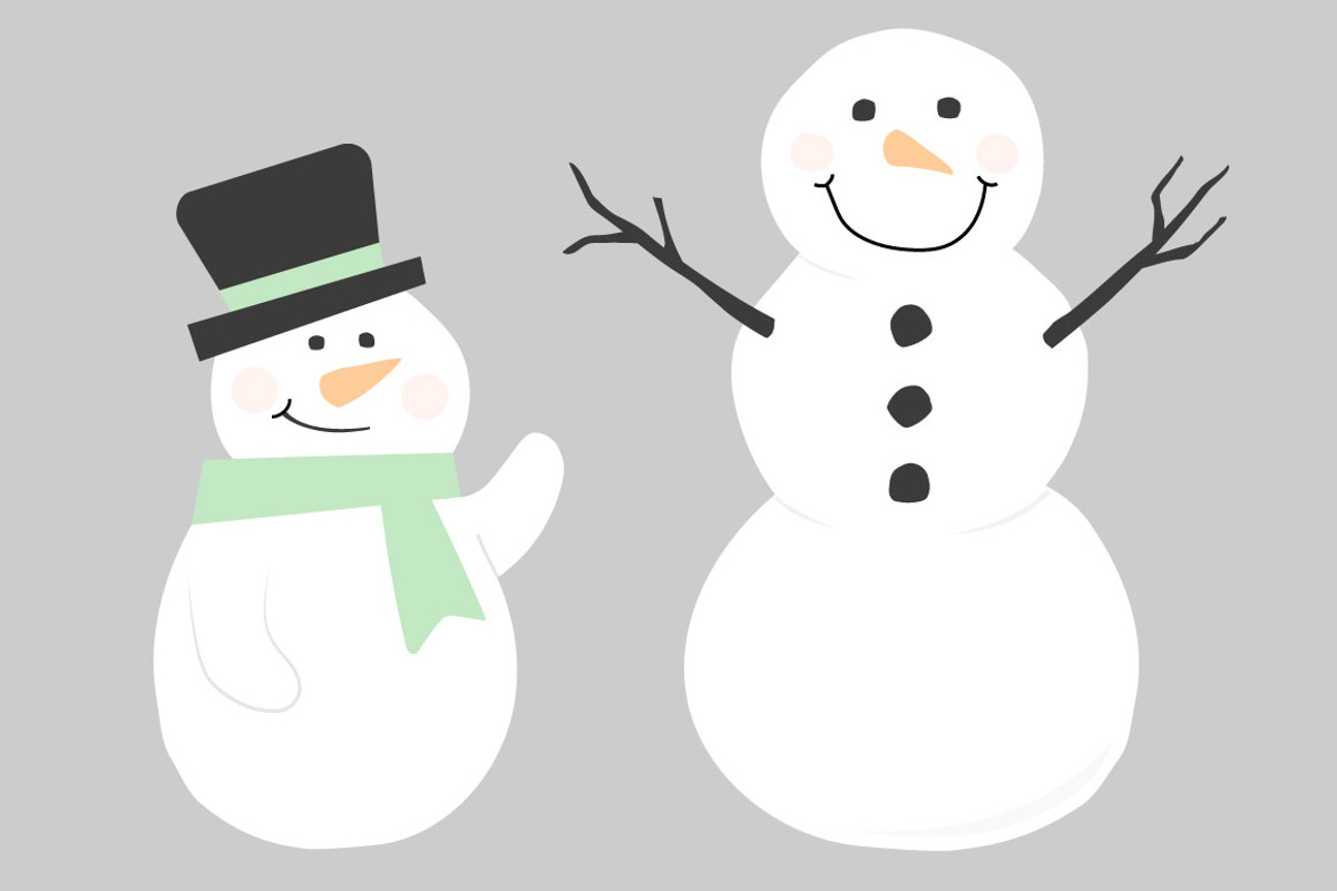 Snowmen with Signs, an Illustration by Illustrations by Jessie (Photo 2 of 4)