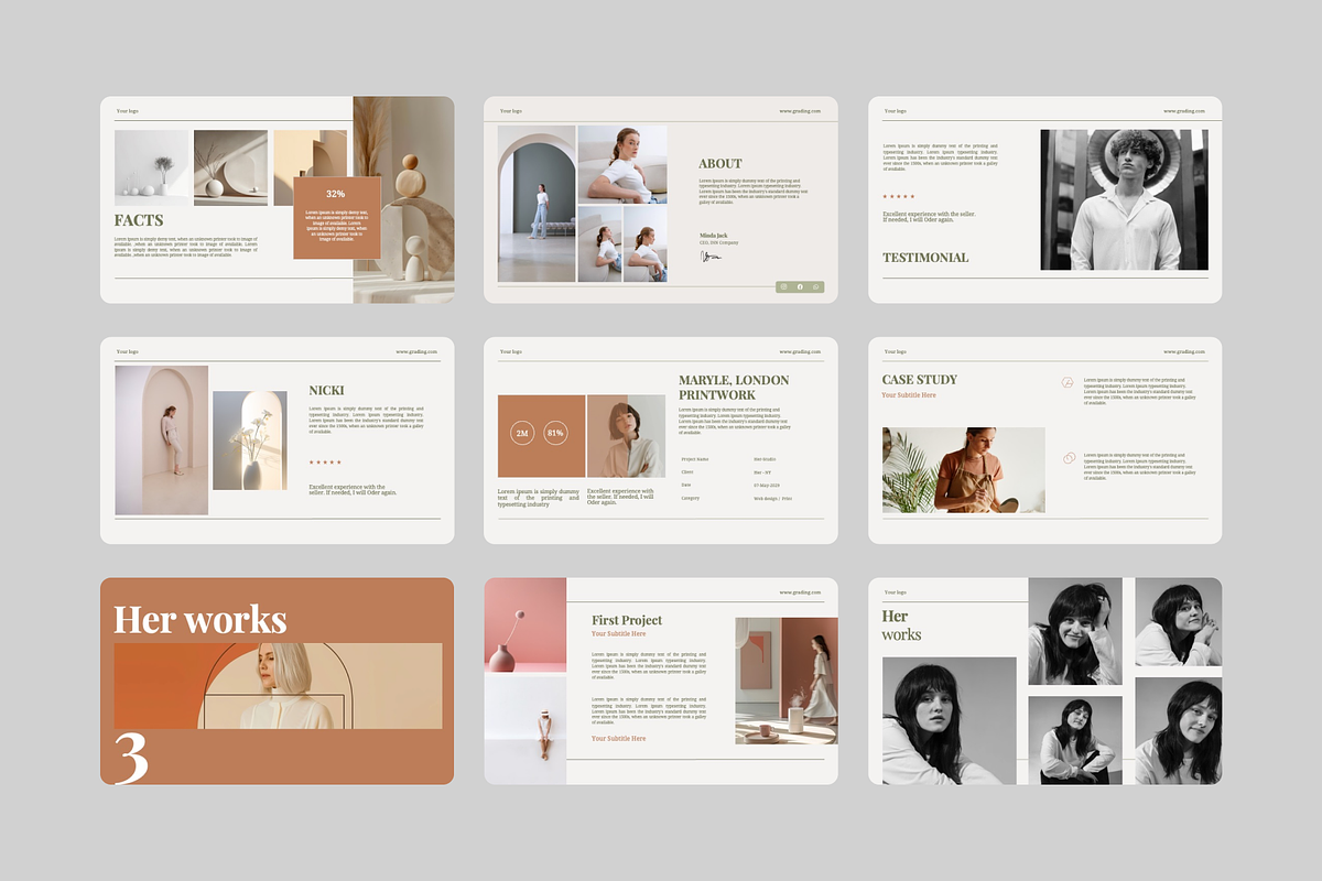 Resume and Portfolio PowerPoint, a Presentation Template by Premast (Photo 2 of 5)