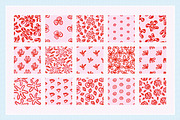 135 Whimsical Patterns and Clip Art, a Pattern Graphic by Leila Divine (Thumbnail 4 of 23)