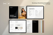 DOMINIQUE STUDIO / Brand Guidelines, a Branding & Logo Template by Studio Dara (Thumbnail 1 of 20)