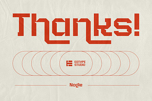 Nogle Display Font