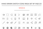 Hand drawn sketch vector icons, an Icon by Visual Generation (Thumbnail 15 of 16)