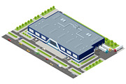 Isometric Strip Mall and Retail, an Object Illustration by Golden Sikorka (Thumbnail 3 of 3)