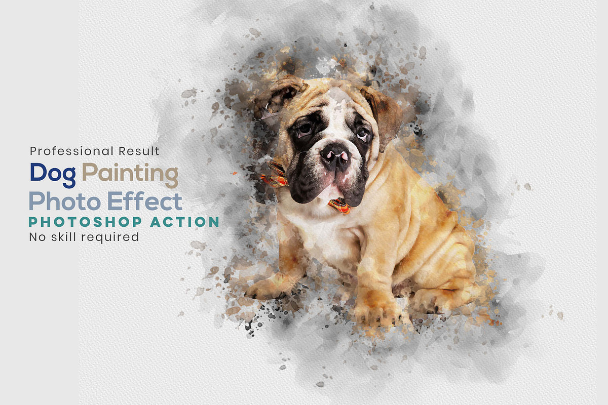 Dog Watercolor Painting, an Action Add-On by MRI STUDIO (Photo 2 of 18)