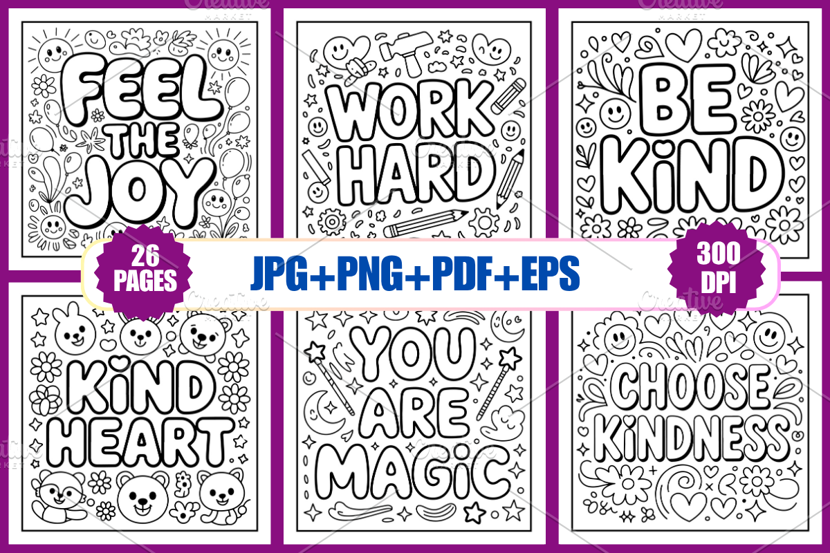 Motivational Quotes For Adult Vol-01, a Decorative Illustration by Coco Bloom (Photo 2 of 3)