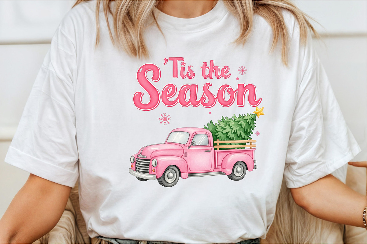 Tis The Season Christmas Car PNG, an Illustration by DreamCafeArt (Photo 2 of 6)