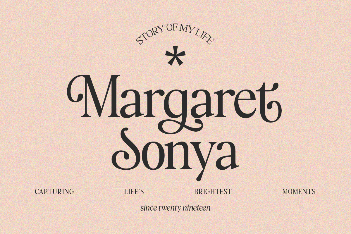 Bethany Elingston, a Serif Font by Attract Studio (Photo 6 of 17)