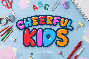 Cheerful Kids - Display Font
