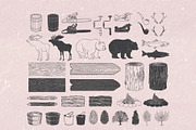 Hand Drawn Camping Illustrations, an Object Illustration by Seaquint (Thumbnail 5 of 5)
