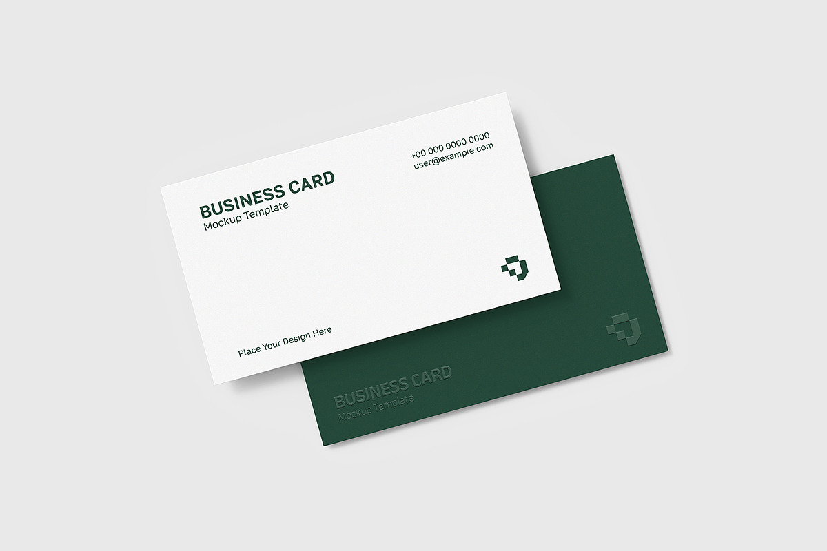 Business Cards Mockup PSD, an Advertising Mockup by graphypix (Photo 1 of 4)