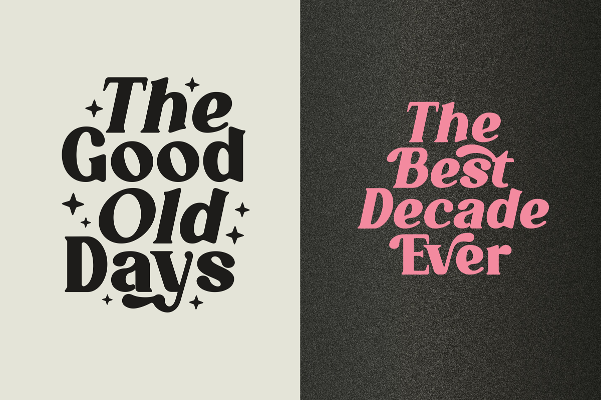 Sunday Nineties - Retro Serif Font, a Serif Font by SaktiAvellin (Photo 6 of 10)