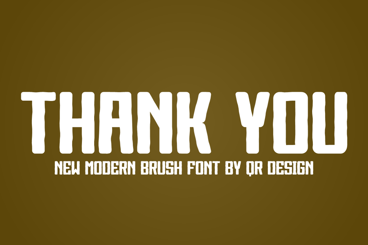 Rocky Ngobong Brush, a Handwritten Font by QR Design Studio (Photo 7 of 7)
