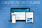 Notion Template for Creatives - Blue, a Templates & Theme by flowē (Thumbnail 1 of 5)