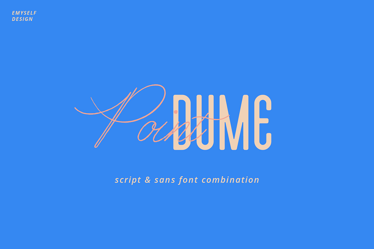 Point Dume font duo