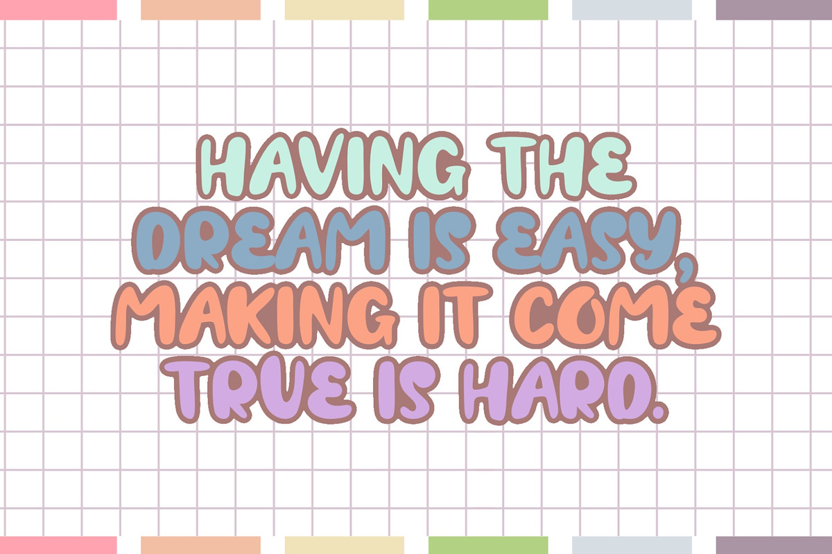 Notebook Font, a Handwritten Font by MyFontsShop (Photo 5 of 5)