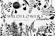 Wildflowers Silhouettes SVG, an Object Graphic by Dervik Art Store (Thumbnail 1 of 7)