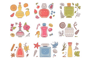 Vector illustration of a set of, an Object Illustration by Sabelskaya