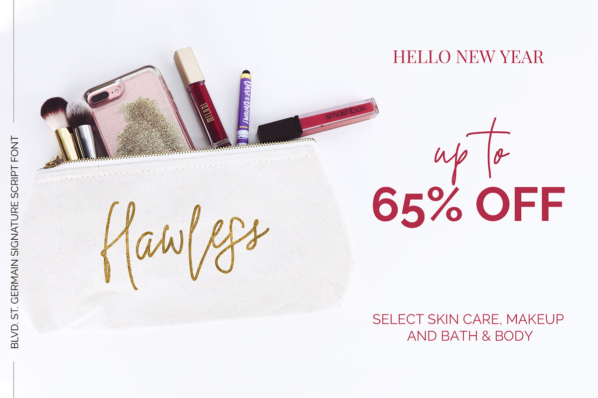 Blvd. St. Germain Signature Script, a Script Font by Kreanille Design (Photo 8 of 14)