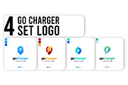 Set of Charging station logo designs, a Branding & Logo Template by Lucky Creative (Thumbnail 1 of 5)