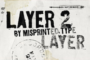 Layer 2, a Sans Serif Font by Misprinted Type (Thumbnail 1 of 5)