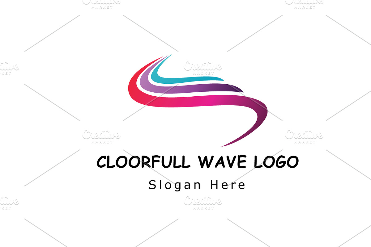 Wave Logo Design Template, a Branding & Logo Template by FusionadCreates (Photo 3 of 3)