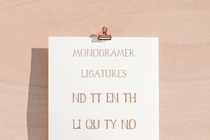 Monogramer. Hand-Drawn Serif Font