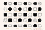 Gemstones Procreate Brush Set, a Brush Add-On by AngelfishCreative (Thumbnail 3 of 7)