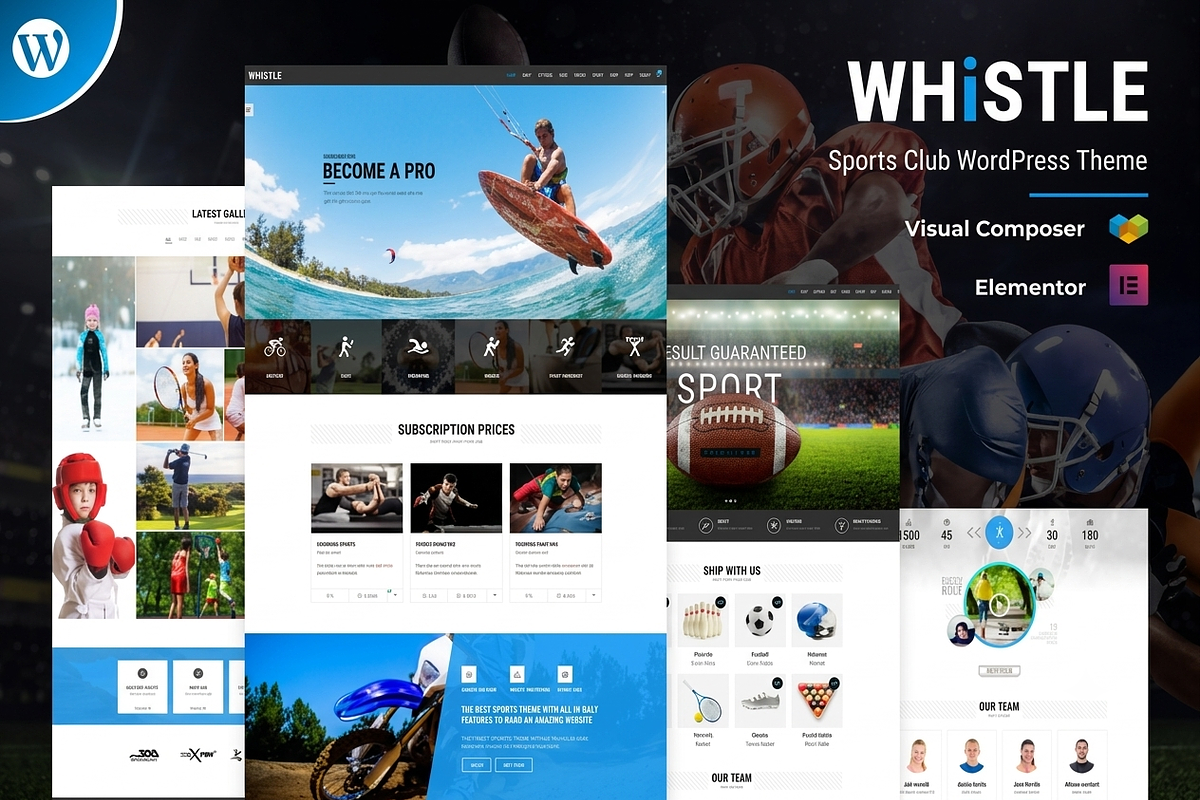 Whistle Sports Club WordPress Theme, a WordPress Template by ThemesRain (Photo 1 of 3)
