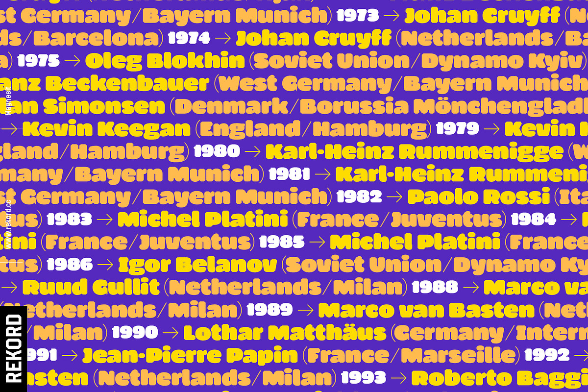 Magnesit: Ultra Bold Fonts, a Sans Serif Font by REKORD (Photo 9 of 14)