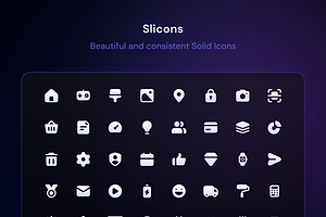 Slicons Essential Solid Icons