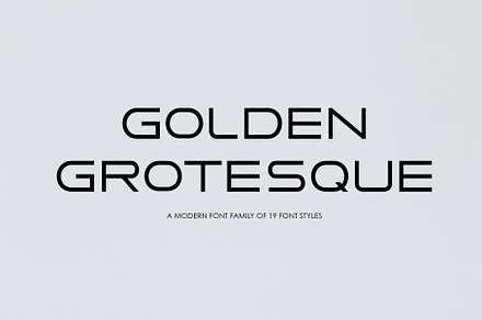 Golden Grotesque-Font Family
