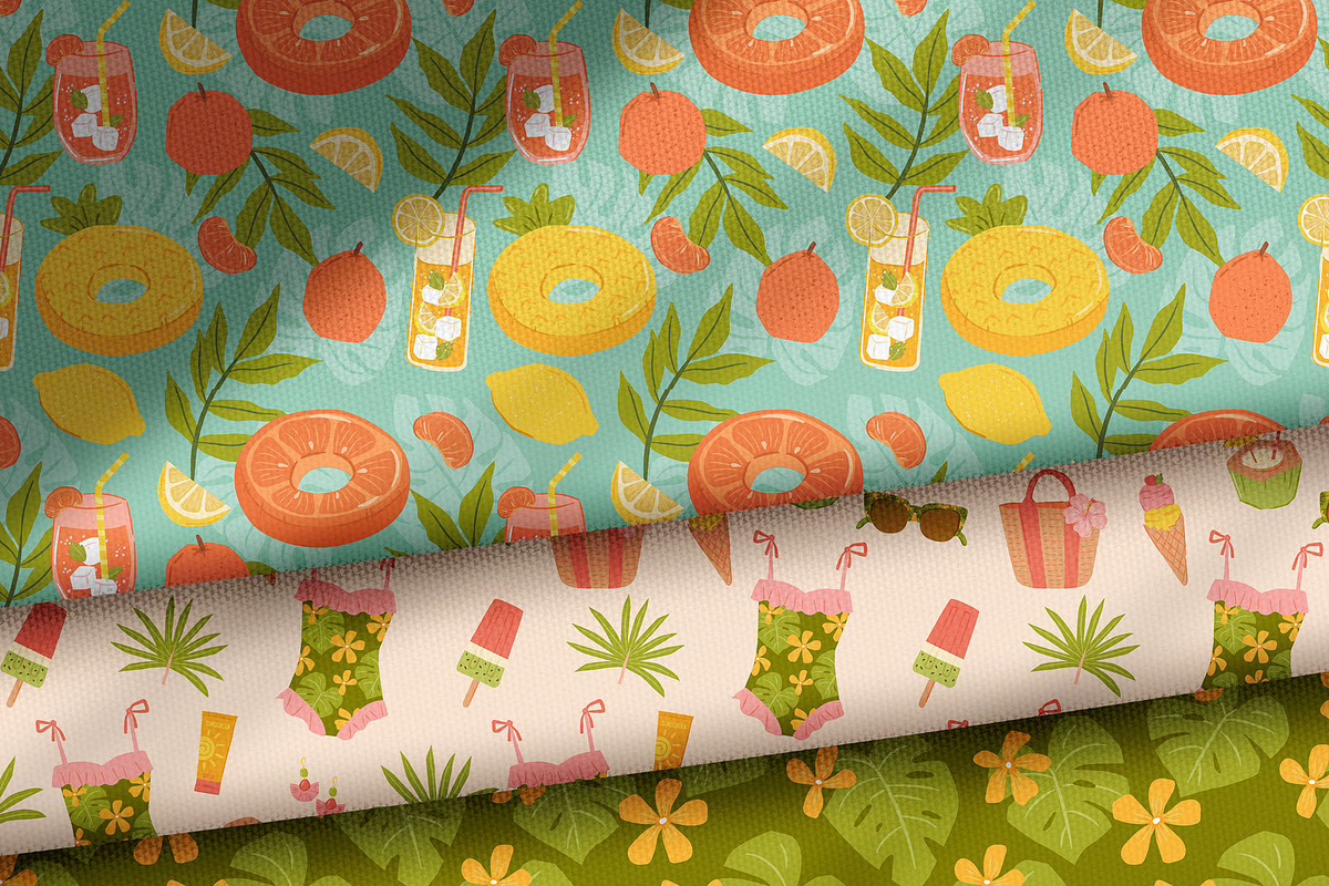 Tropical Summer Beach Illustrations, a Background Graphic by CreativeChristiana (Photo 12 of 14)