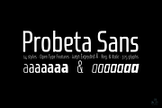 Probeta Sans Bold & Italic -4 fonts, a Sans Serif Font by deFharo (Thumbnail 5 of 8)