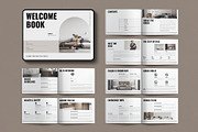 Digital Welcome Book Landscape, a Brochure Template by E-Type (Thumbnail 1 of 7)