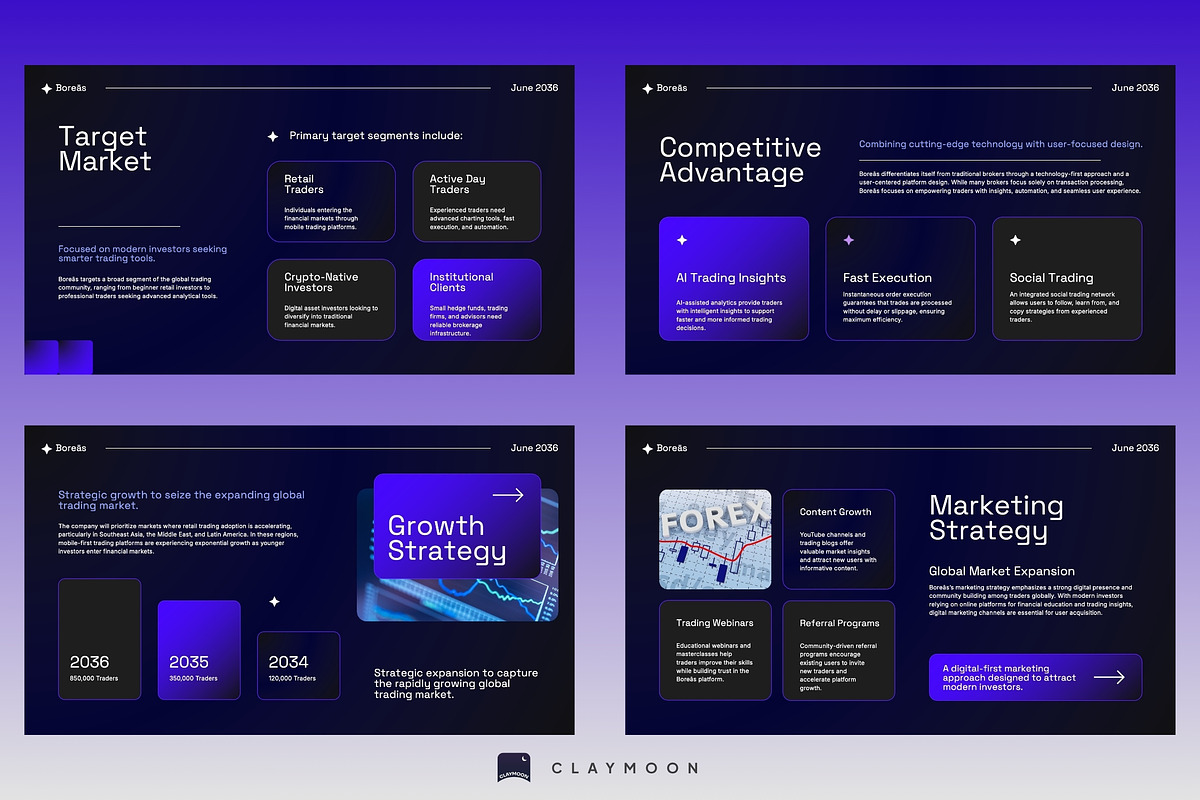 Next-Generation Fintech Pitch Deck, a Presentation Template by Claymoon Lab (Photo 5 of 7)