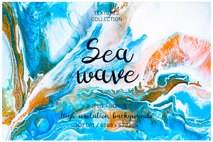 Golden & turquoise textures